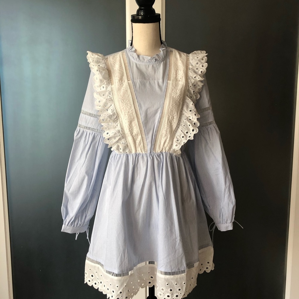 Long Sleeve Dress with Ruffle Detail